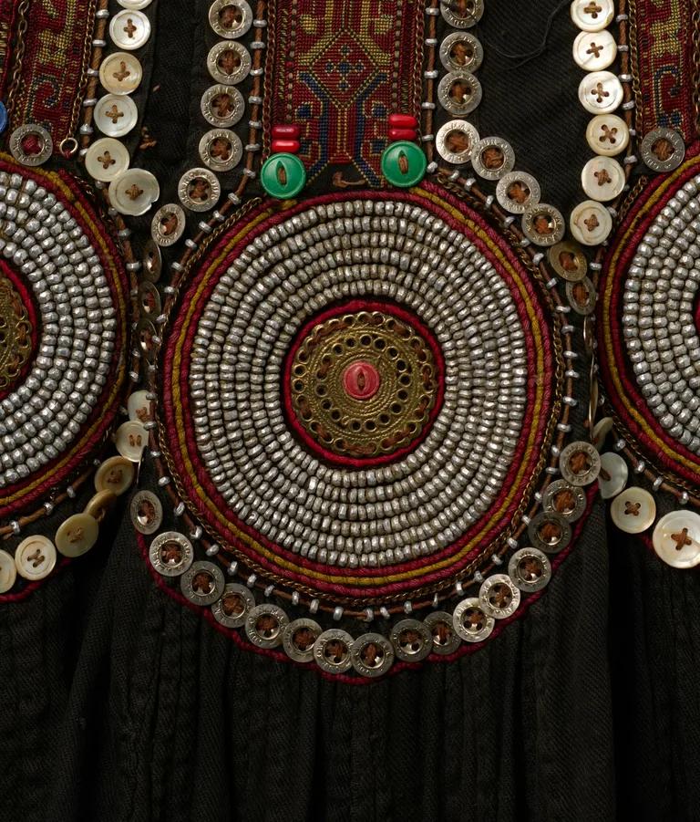 An embroidered textile from the SWANA region shown in Embroidered Traditions from Morocco to Afghanistan
