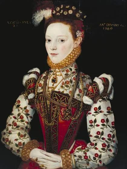 Tudor-era portrait painting from The Tudors exhibition