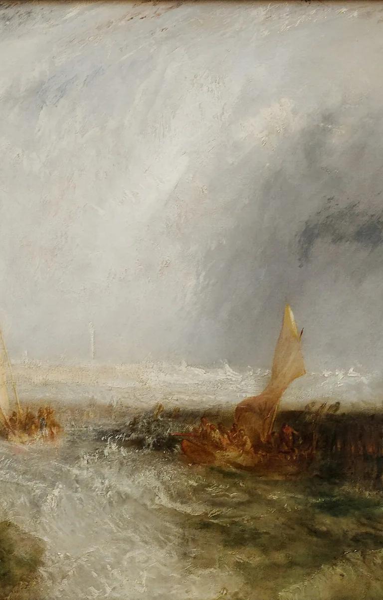 J.M.W. Turner, Ostende (1844), from the Neue Pinakothek collection on display at the Alte Pinakothek