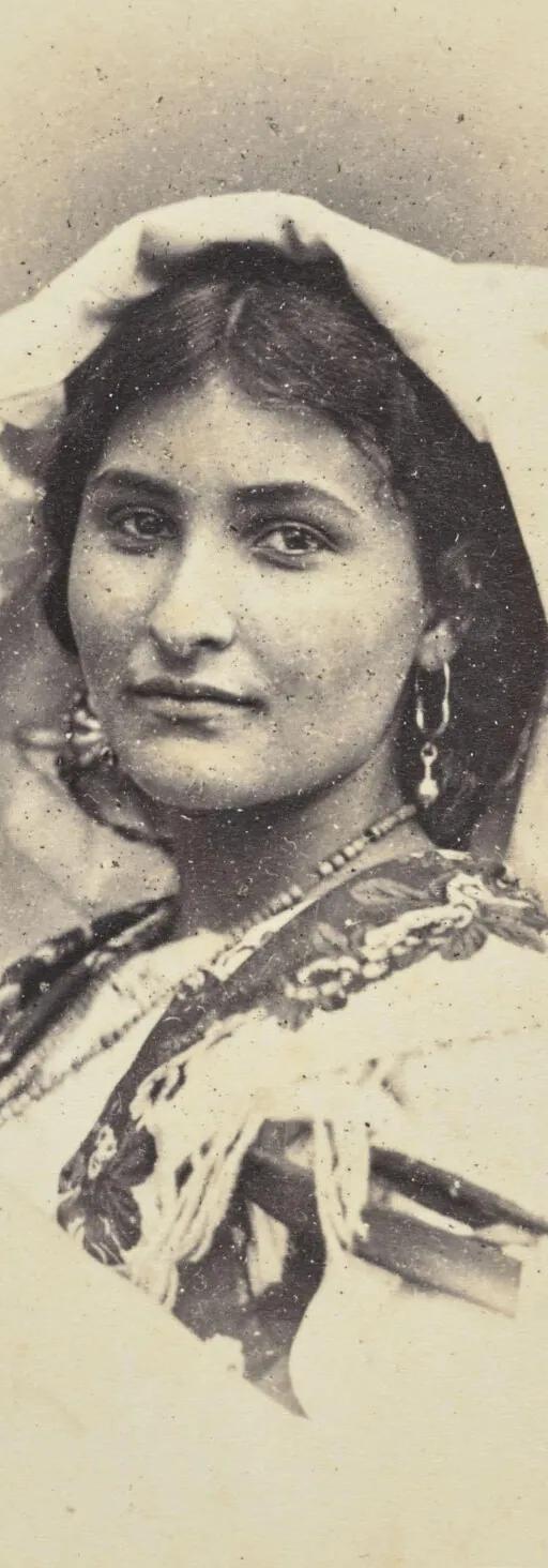 Filippo Lais, Bust of a Young Woman with a White Headscarf, c. 1860/70