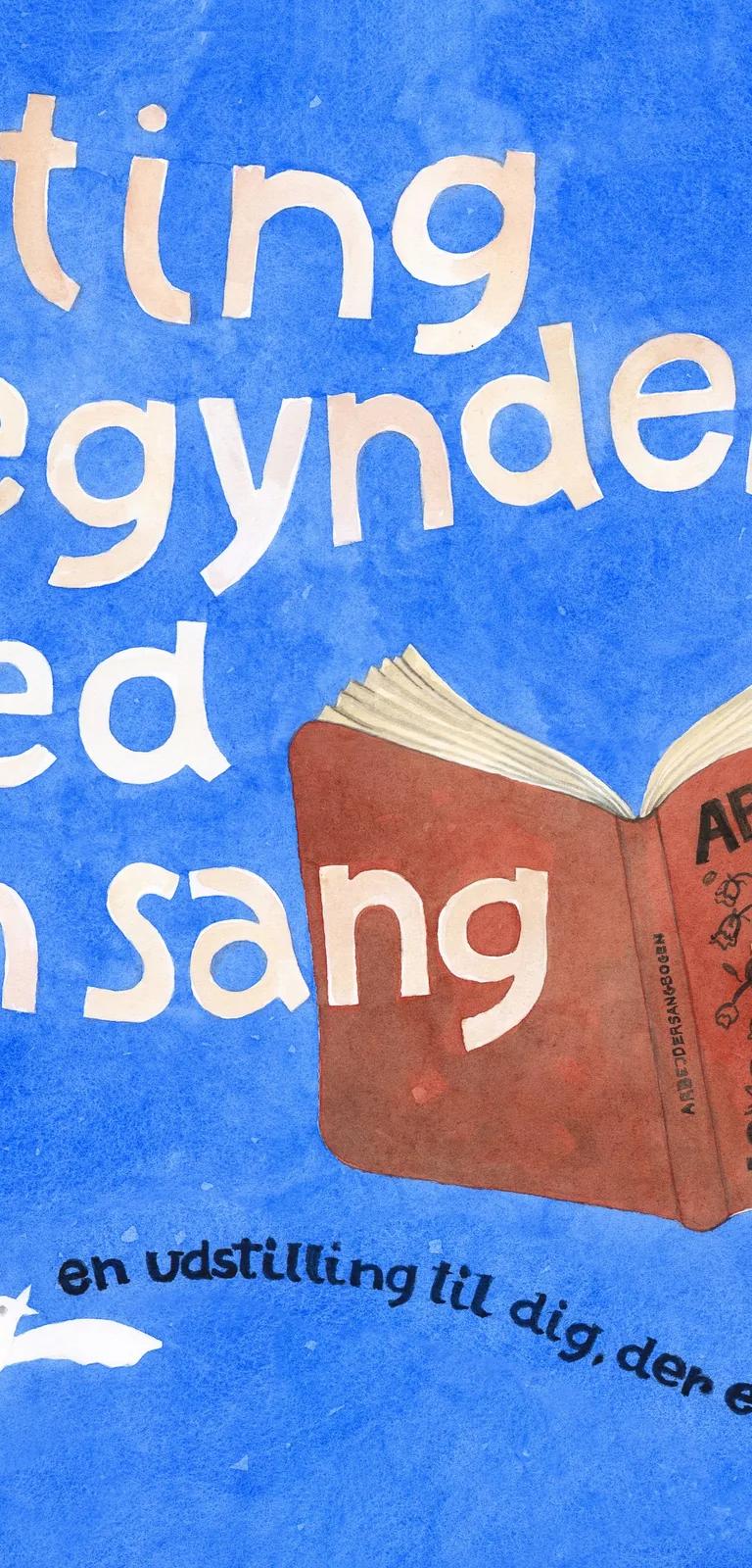 The red Workers' Songbook, subject of the exhibition All Things Begin with a Song