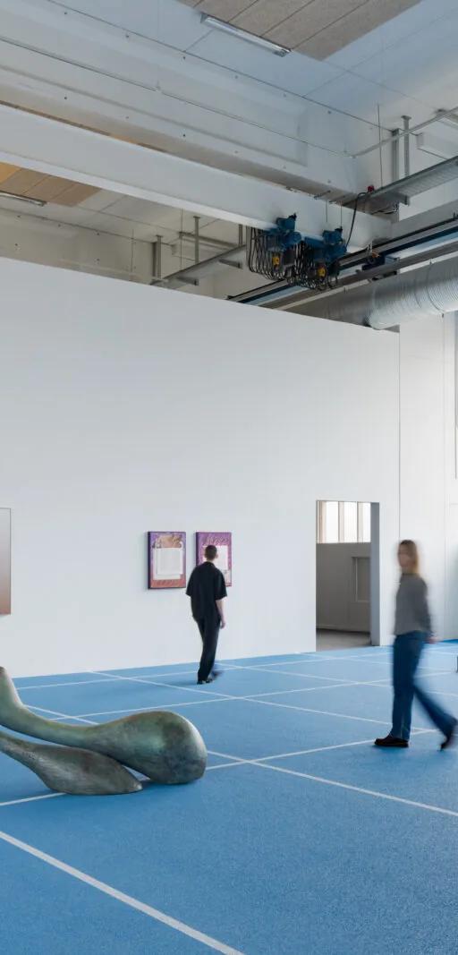 Installation view of Camille Henrot, Paper Planes at Copenhagen Contemporary