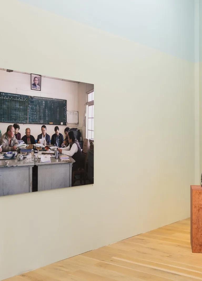 Installation view from The Condition of Being Near at ICA Philadelphia