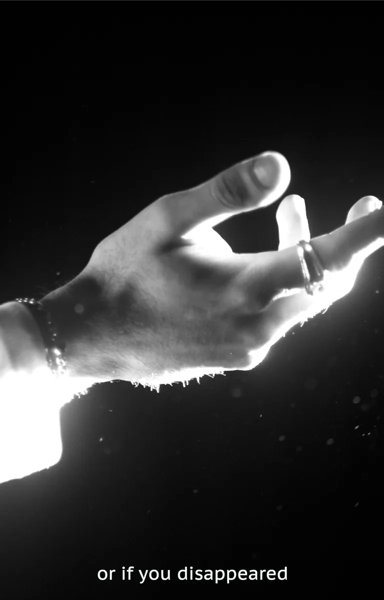 Huss Al-Chokhdar, The Ship That Left Without Us, work-in-progress film still, 2026