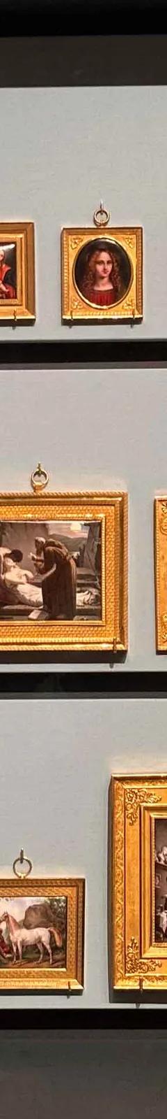 Enamel miniatures from Count Sommariva's Pinacoteca viaggiante