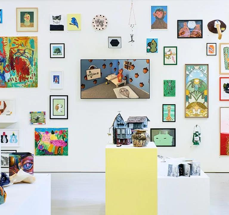 Installation shot of the Young Artists' Summer Show