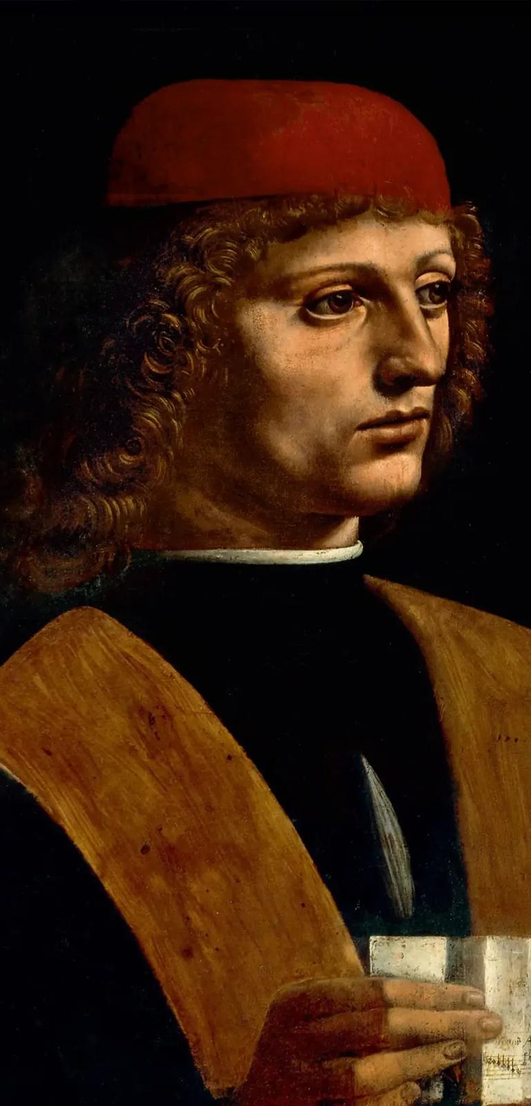 Leonardo da Vinci, Portrait of a Musician