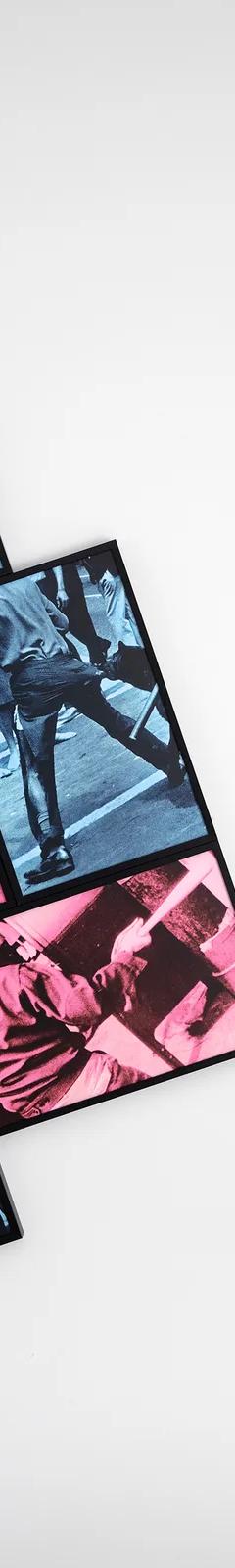 Carrie Mae Weems, Blues and Pinks 3, 2020, archival inkjet prints in six parts