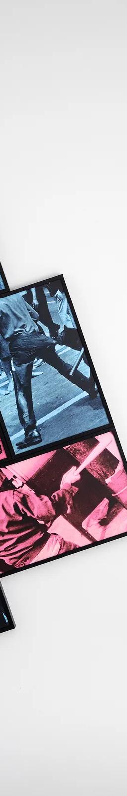 Carrie Mae Weems, Blues and Pinks 3, 2020, archival inkjet prints in six parts