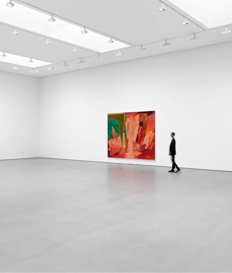 Painting by Lisa Yuskavage on view at David Zwirner, New York