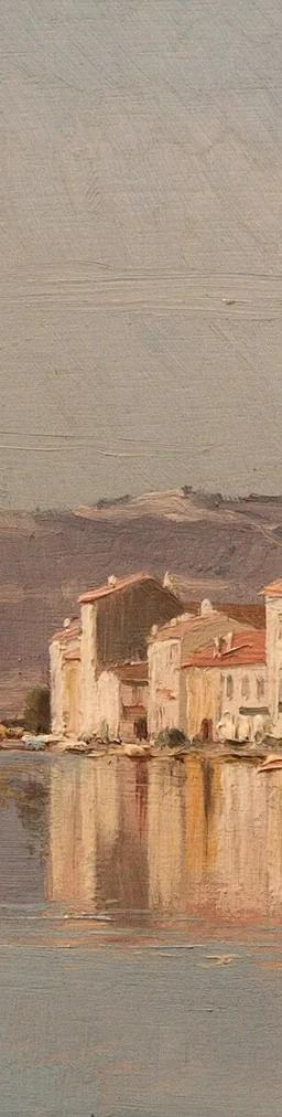 Vue de Saint-Mandrier, a painting by Gustave Fayet