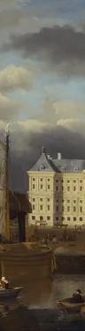 17th-century cityscape painting of Amsterdam's Dam square by Jan van Kessel