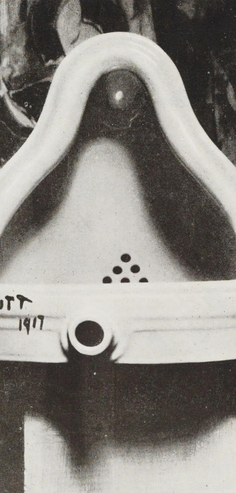 Marcel Duchamp's readymade Fountain (1917), photographed by Alfred Stieglitz