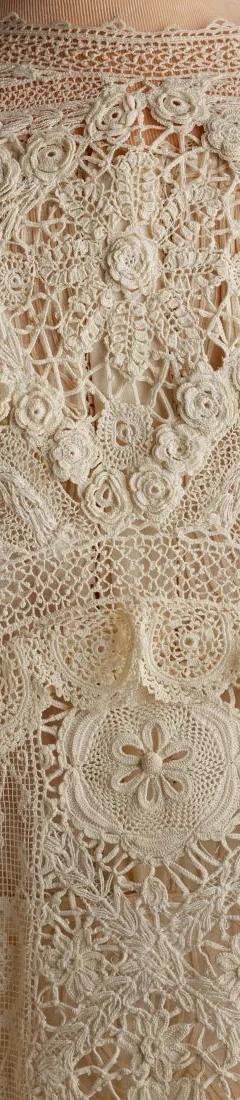 Lace afternoon dress from the Hillwood collection, shown in Interwoven: A Tradition of Textiles