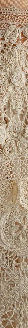 Lace afternoon dress from the Hillwood collection, shown in Interwoven: A Tradition of Textiles
