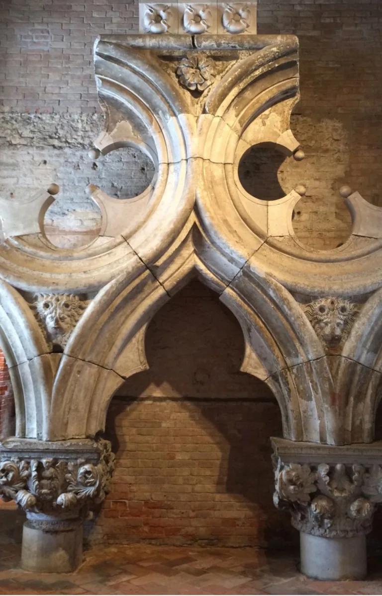 Carved capitals in the Museo dell'Opera, Doge's Palace