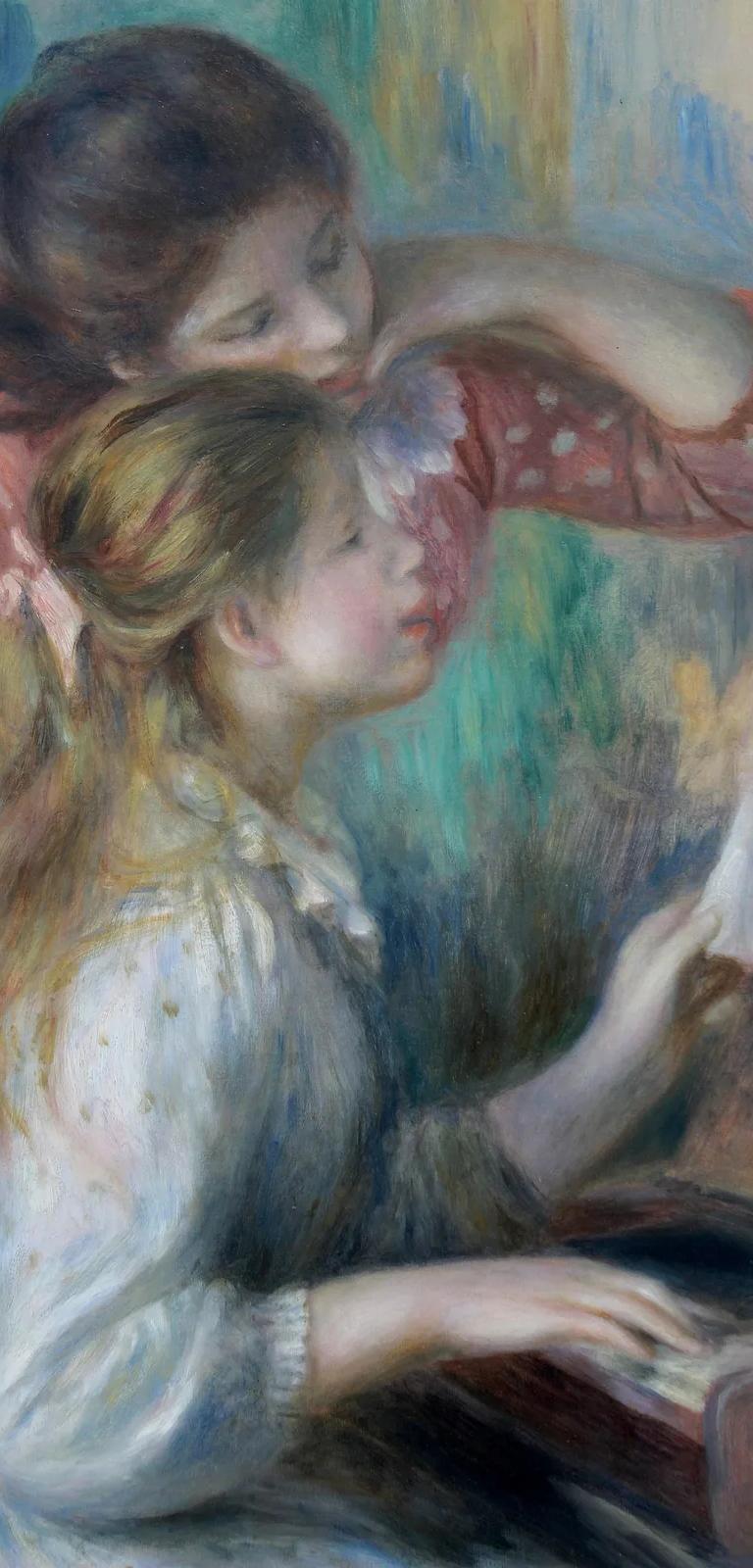 Pierre-Auguste Renoir, Young Girls at the Piano, in the Walter-Guillaume collection at the Musée de l'Orangerie