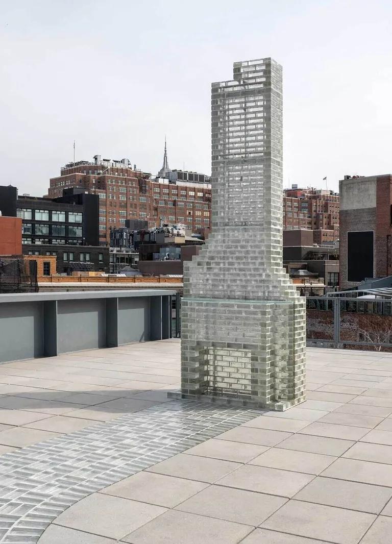 Kelly Akashi's terrace commission at the Whitney Museum