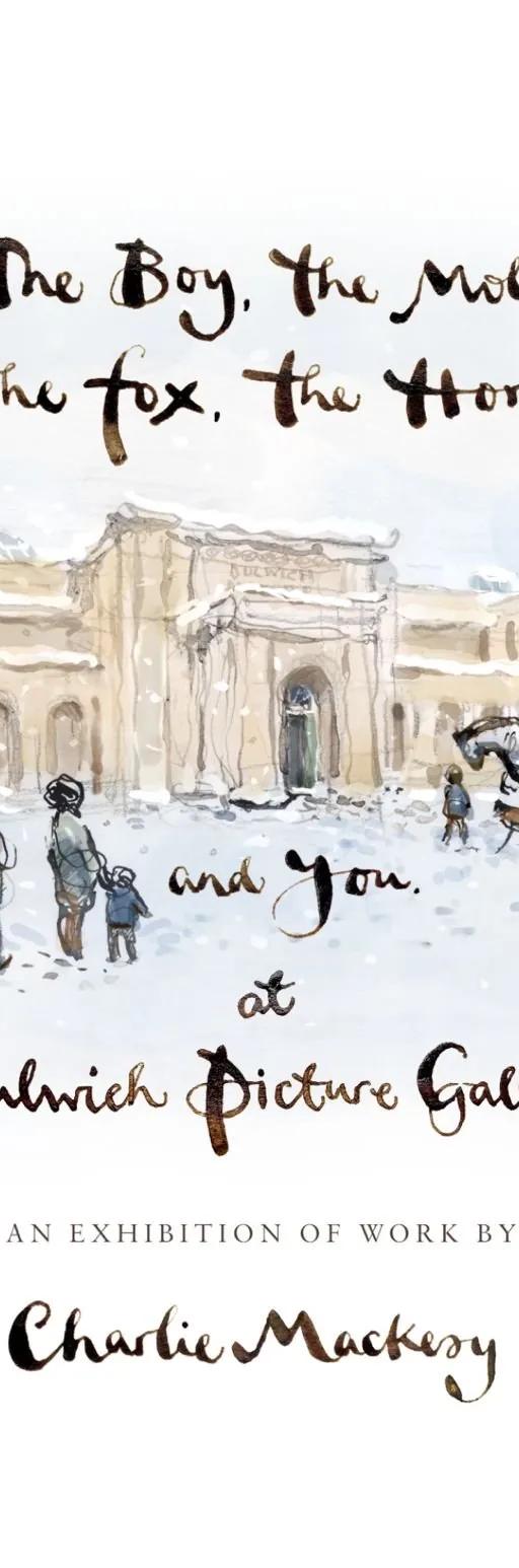 Illustration by Charlie Mackesy of the boy, the mole, the fox and the horse