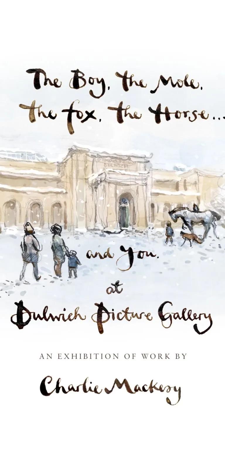 Illustration by Charlie Mackesy of the boy, the mole, the fox and the horse