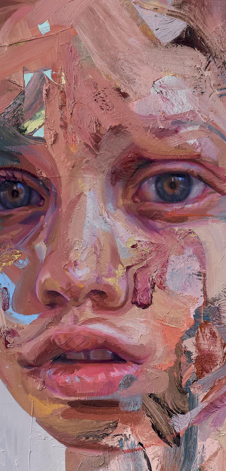 Jenny Saville a Ca' Pesaro exhibition banner