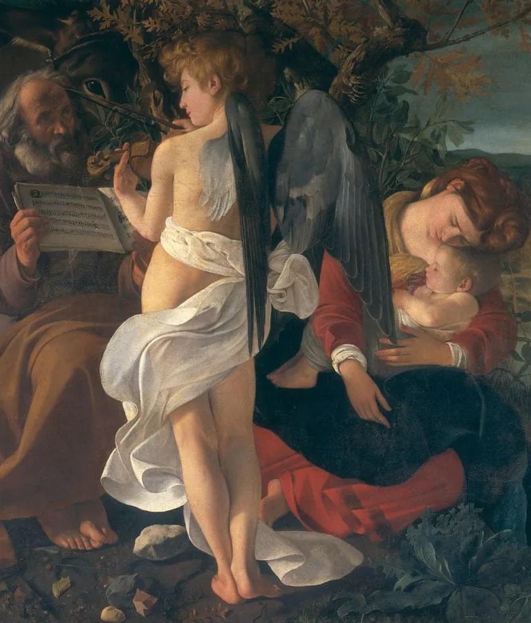 Caravaggio, Rest on the Flight into Egypt (c. 1597)