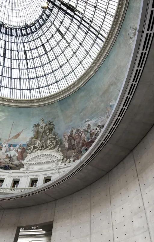 View of the Bourse de Commerce during its transitional programme, The Museum in Motion