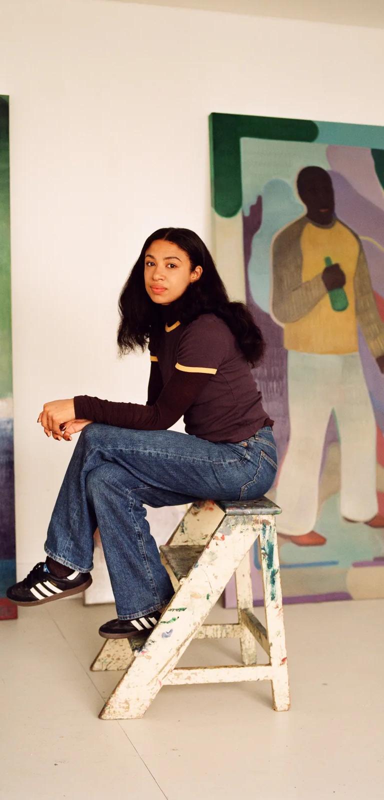 Sahara Longe in her London studio, June 2025