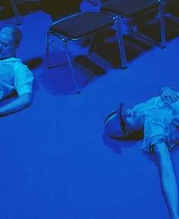 Dance performance during the Échelle Humaine festival at Lafayette Anticipations