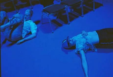 Dance performance during the Échelle Humaine festival at Lafayette Anticipations