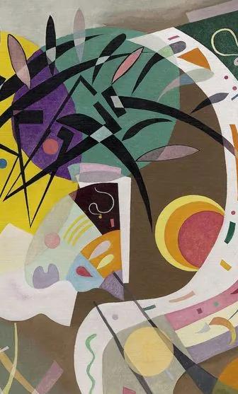 Vasily Kandinsky, Dominant Curve (detail)