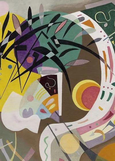 Vasily Kandinsky, Dominant Curve (detail)