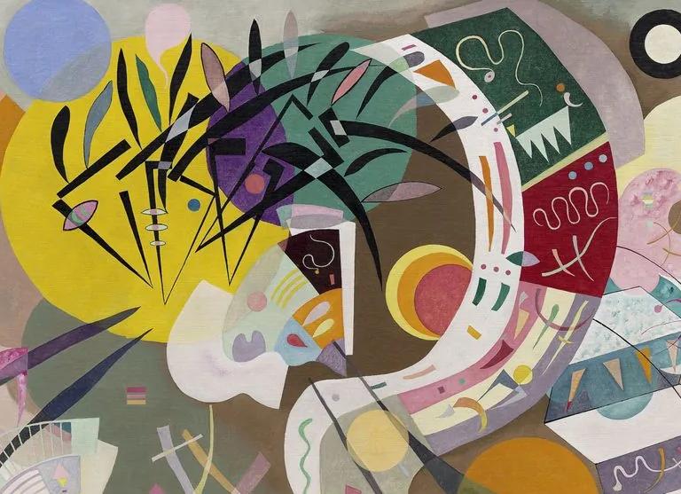 Vasily Kandinsky, Dominant Curve (detail)