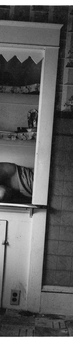 Francesca Woodman gelatin silver prints 'Legs' (1976) and 'Easter' (1976)