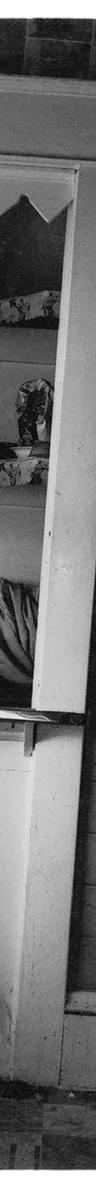 Francesca Woodman gelatin silver prints 'Legs' (1976) and 'Easter' (1976)