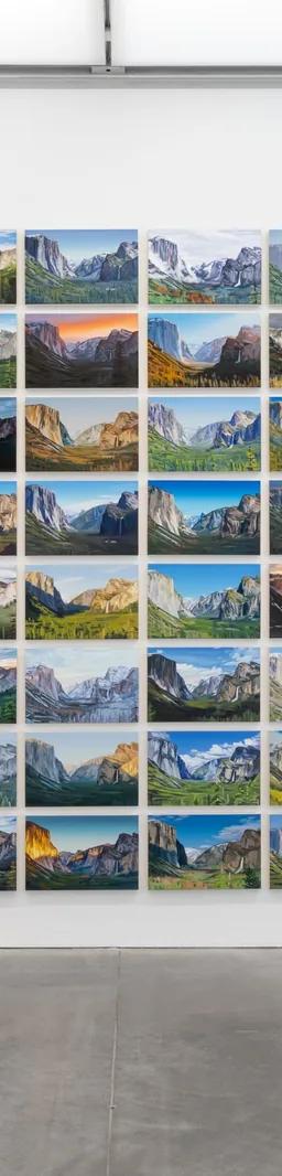 Installation view of Cynthia Daignault: Valley at the Institute of Contemporary Art/Boston