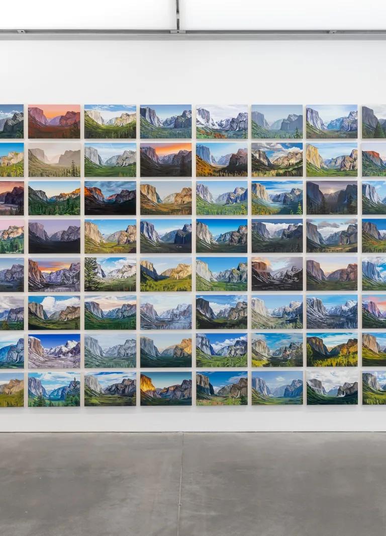 Installation view of Cynthia Daignault: Valley at the Institute of Contemporary Art/Boston
