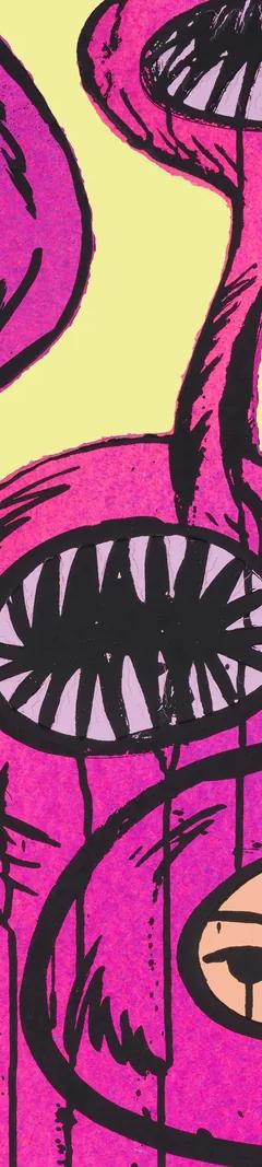 Artwork from Eko Nugroho: STRANGE MONSTER VIEW at STPI