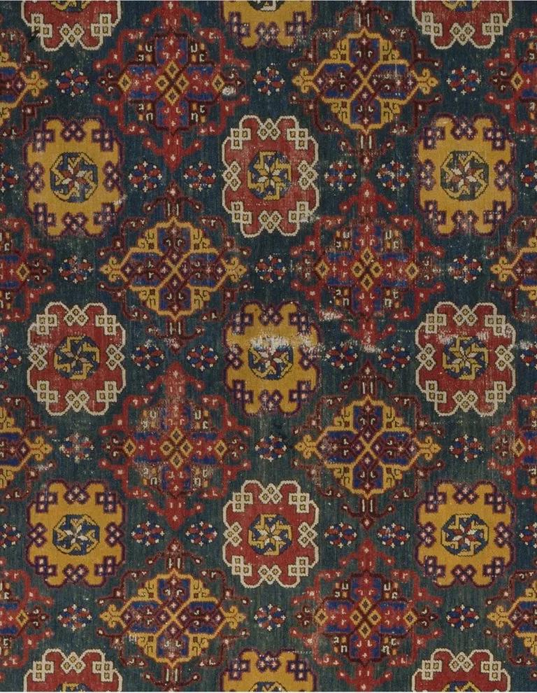 Small-Pattern Holbein Carpet, Spain, probably Alcaraz, 15th century