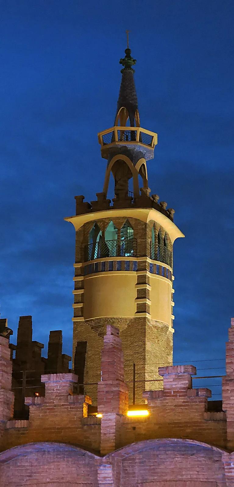 Water tower of the former Casaramona factory, CaixaForum Barcelona