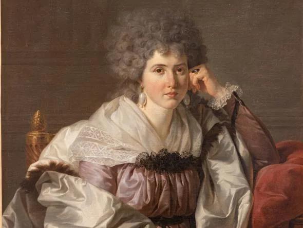 18th-century portrait of a woman, key image of the Musée Cognacq-Jay exhibition Révéler le féminin