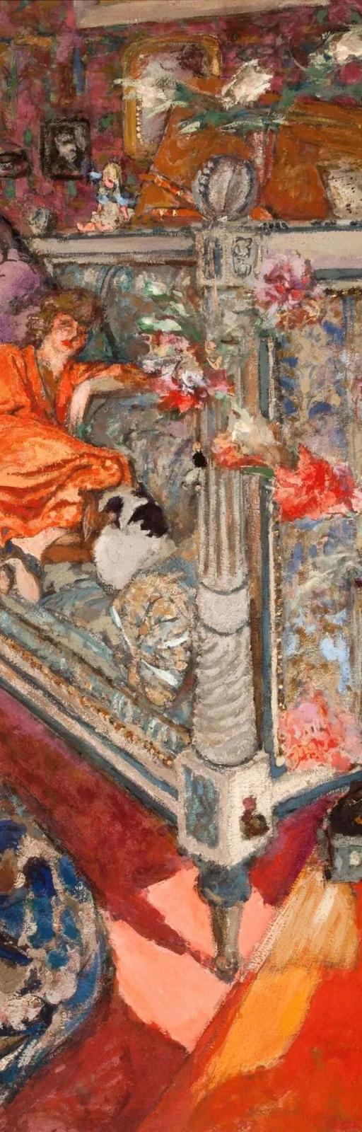 Édouard Vuillard, Yvonne Printemps on Her Sofa (1919-21), Philbrook Museum of Art, Tulsa