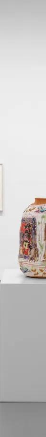 Installation view of In Solidarity, a benefit exhibition at David Zwirner, New York