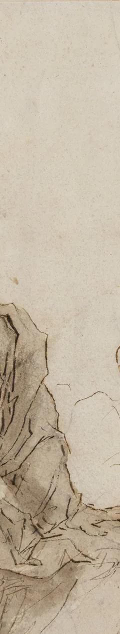 Palma il Giovane, Christ Tempted by the Devil, drawing