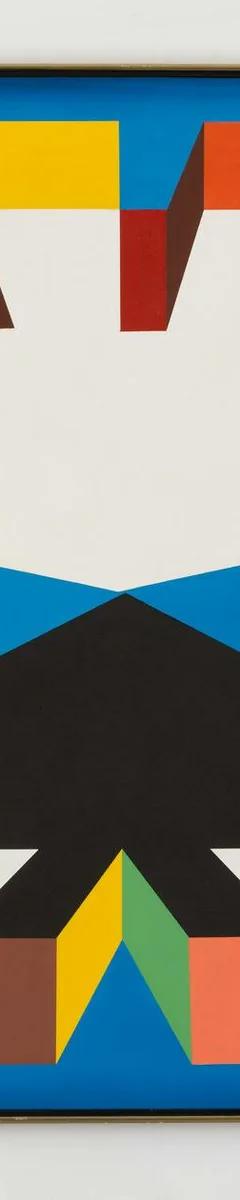 Daniel LaRue Johnson's Nations, featured in Geometries at the Studio Museum in Harlem
