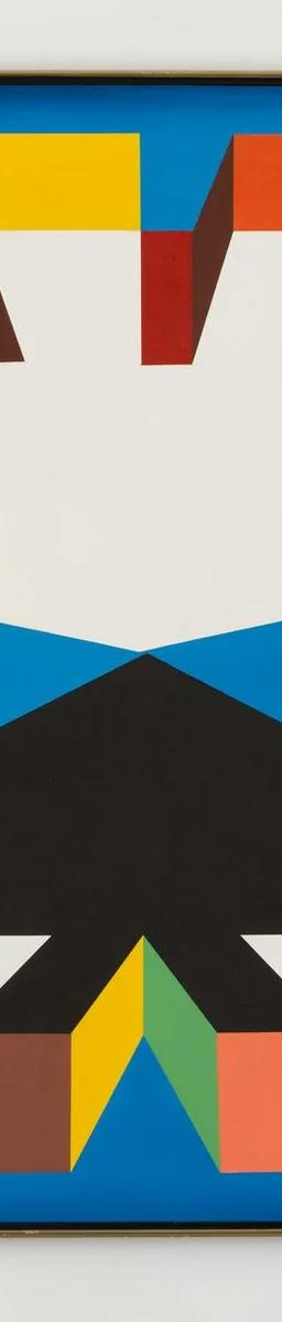 Daniel LaRue Johnson's Nations, featured in Geometries at the Studio Museum in Harlem