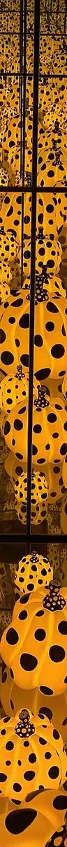 Yayoi Kusama, The Spirits of the Pumpkins Descended into the Heavens