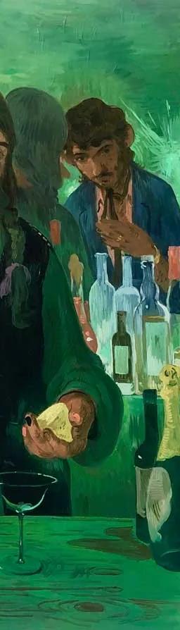 The Bar on East 13th by Salman Toor