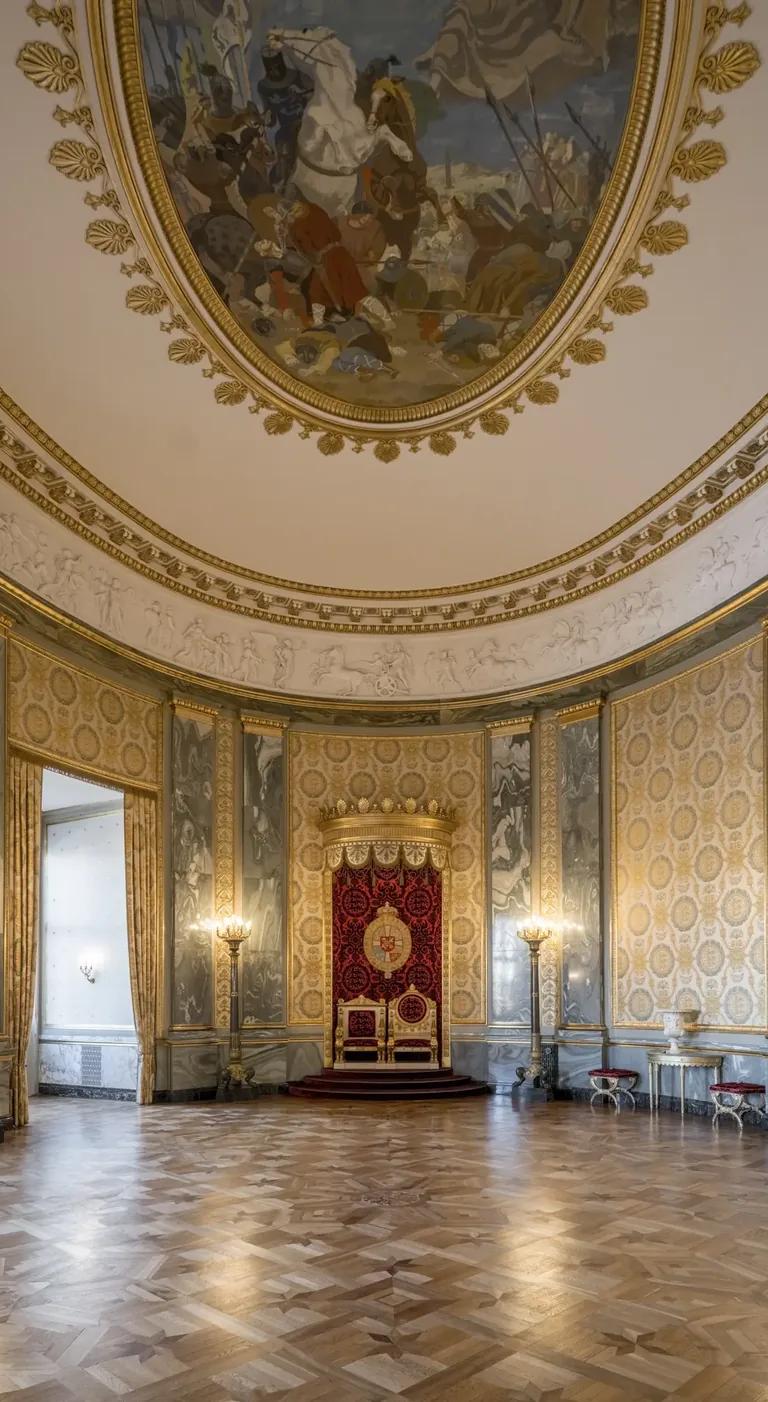 The Throne Room at Christiansborg Palace