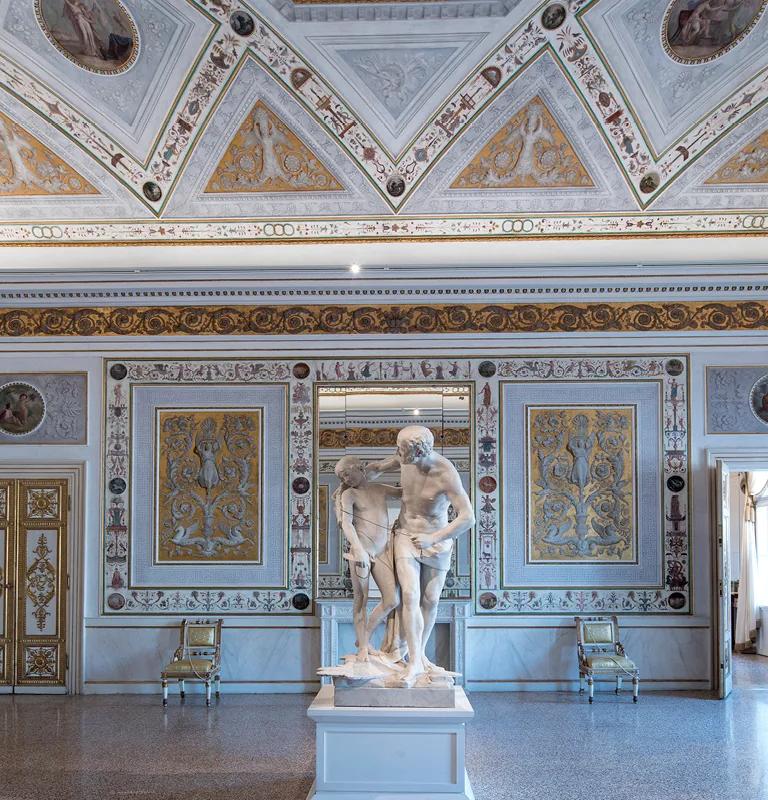 The Daedalus and Icarus room in the Museo Correr's Neoclassical rooms
